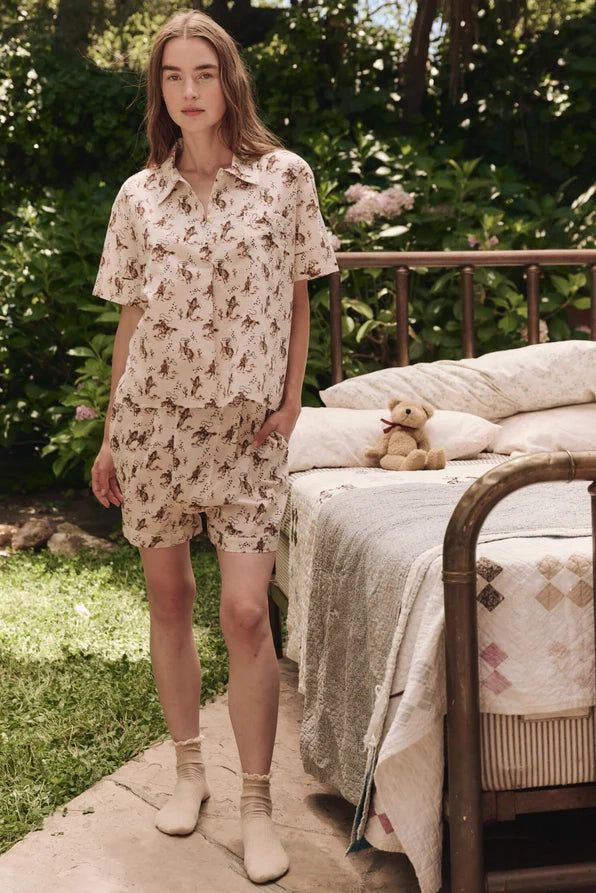 The Square Pajama Short Sleepwear The Great