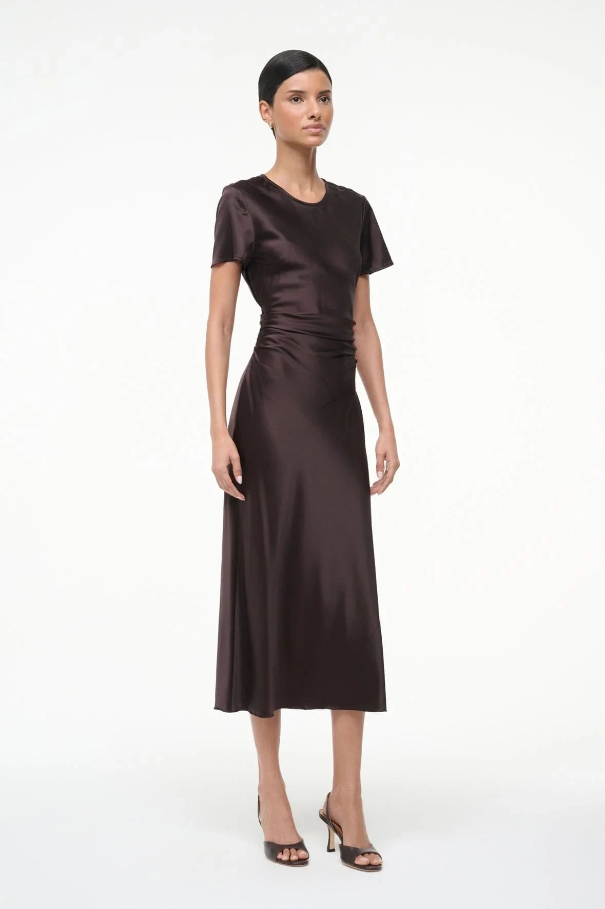 Marcel Silk Dress Dresses STAUD