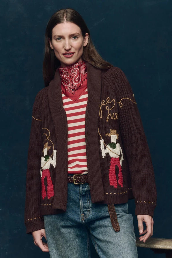 The Lasso Lodge Cardigan Sweaters & Knits The Great