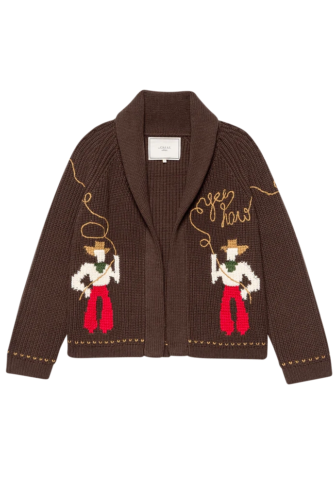 The Lasso Lodge Cardigan Sweaters &amp; Knits The Great