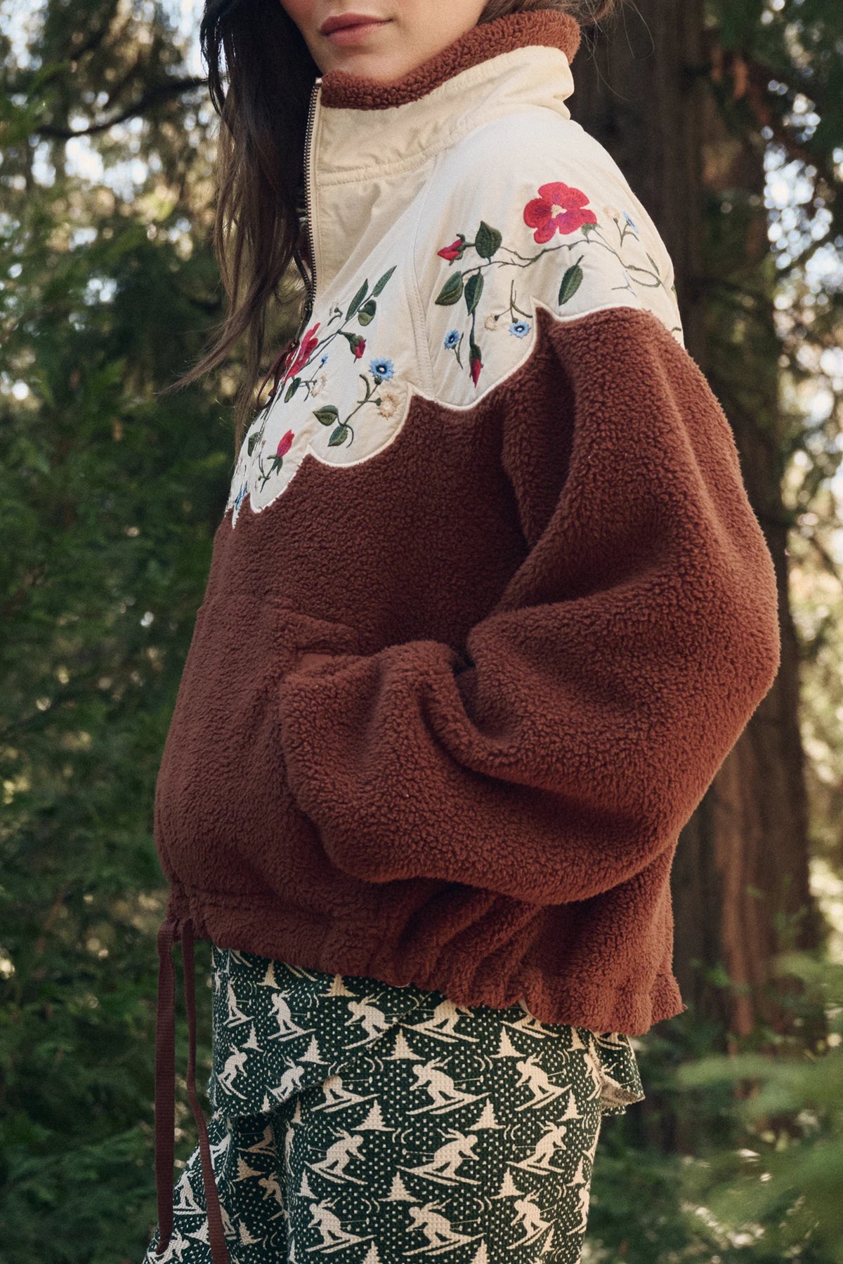 The Plush Wildflower Pullover Jackets &amp; Coats The Great
