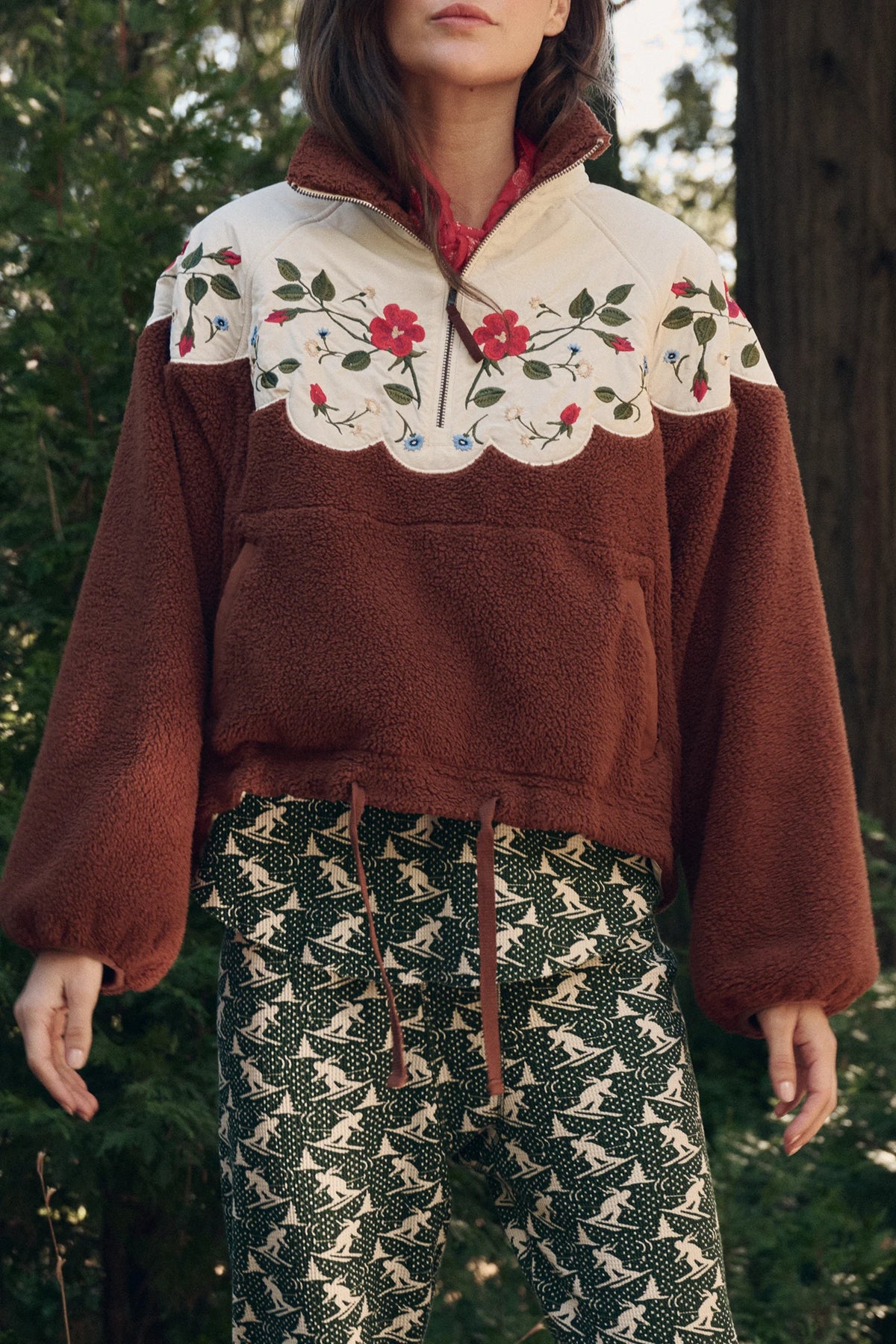 The Plush Wildflower Pullover Jackets &amp; Coats The Great