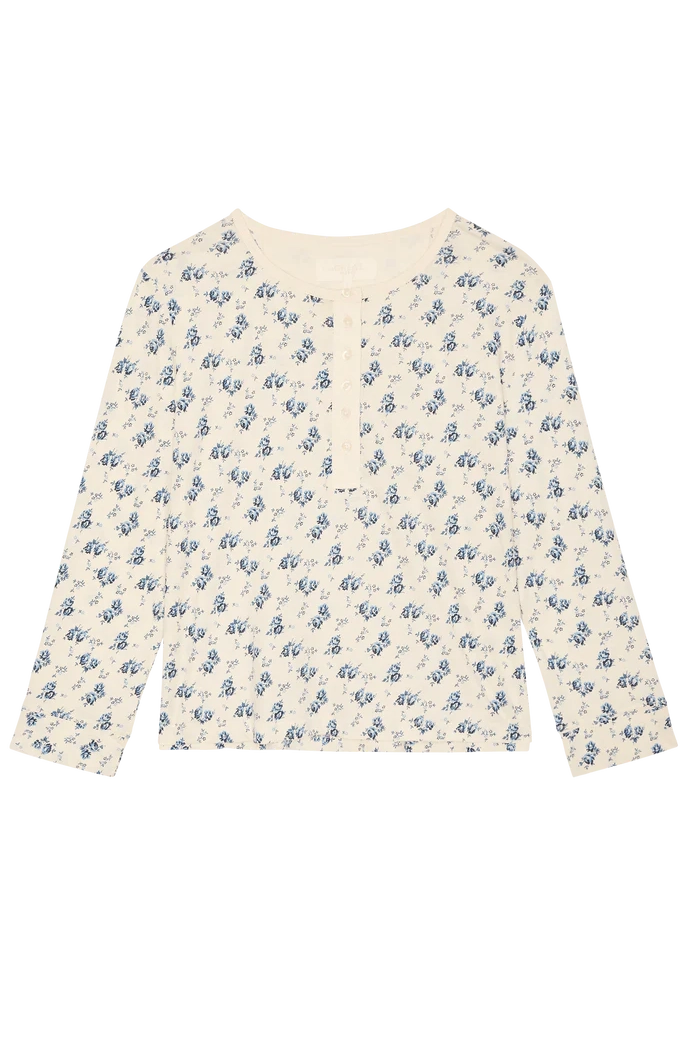 The Crop Sleep Henley Sleepwear The Great