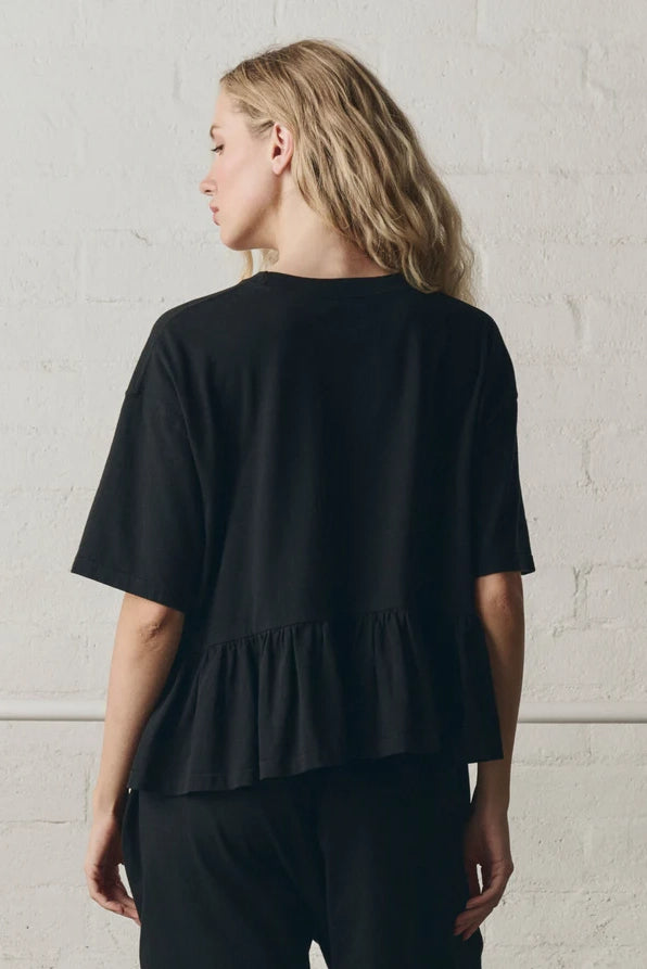 The Oversized Ruffle Peplum Tee T-Shirts &amp; Tanks The Great