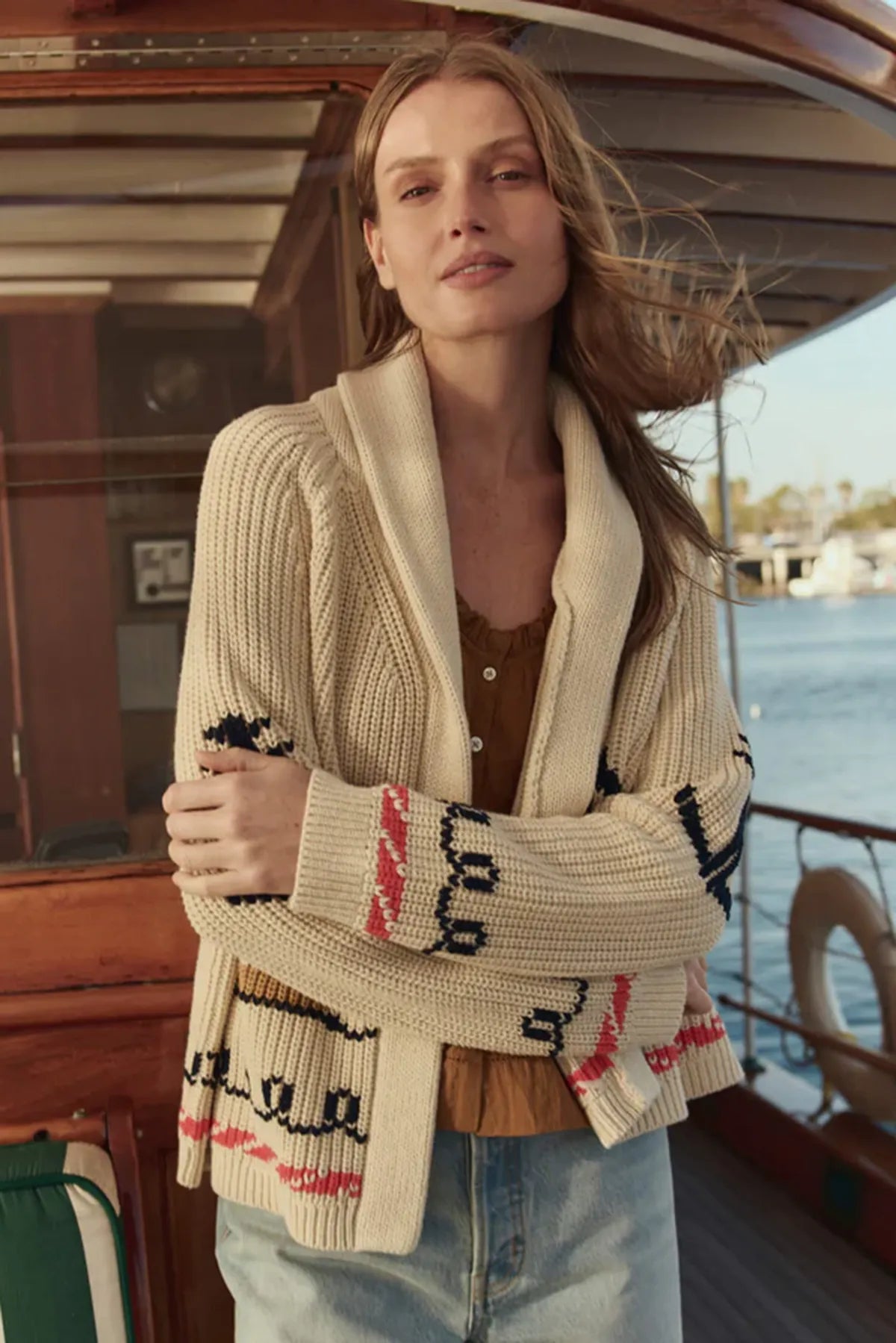 The Sailboat Lodge Cardigan Sweaters &amp; Knits The Great