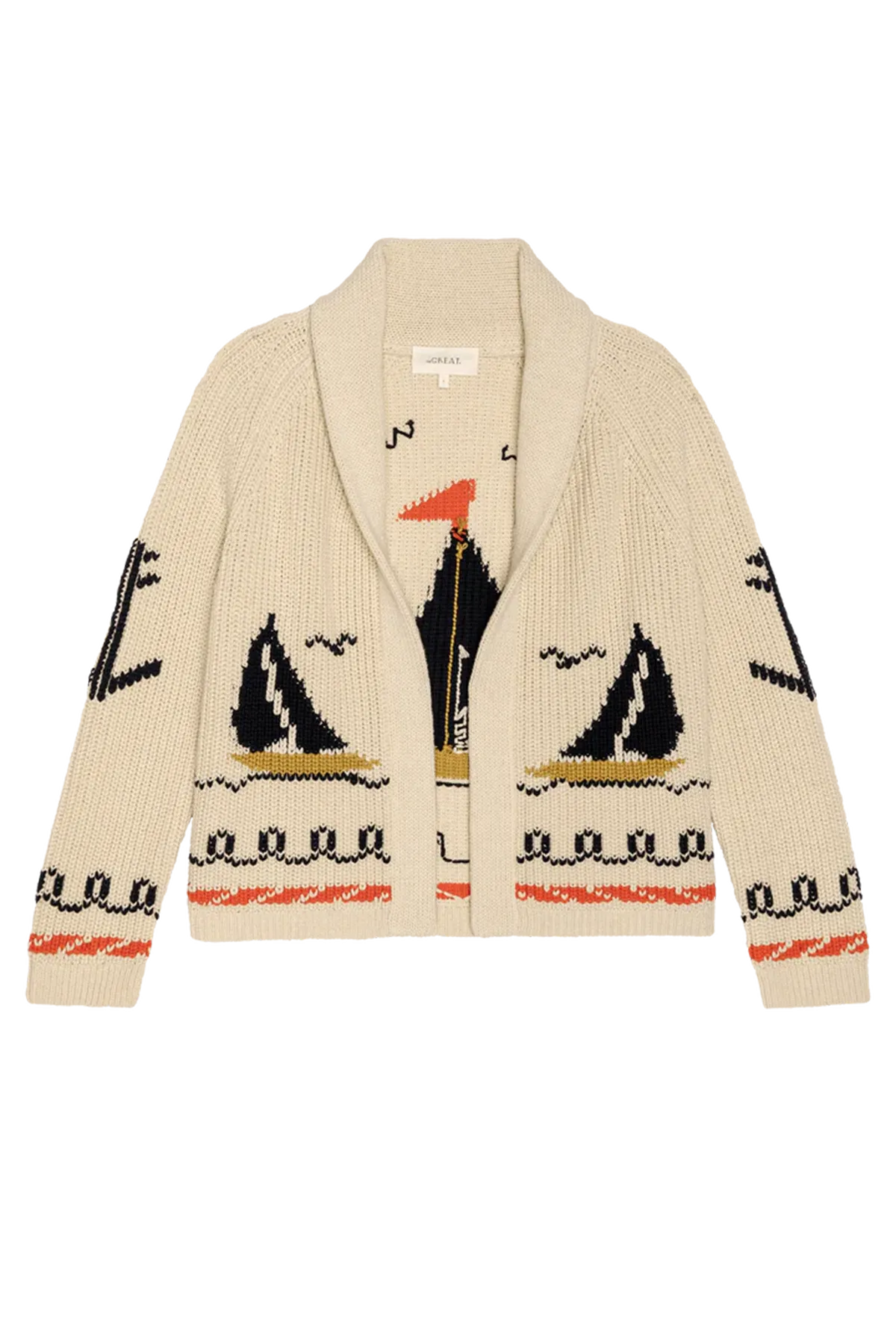 The Sailboat Lodge Cardigan Sweaters & Knits The Great