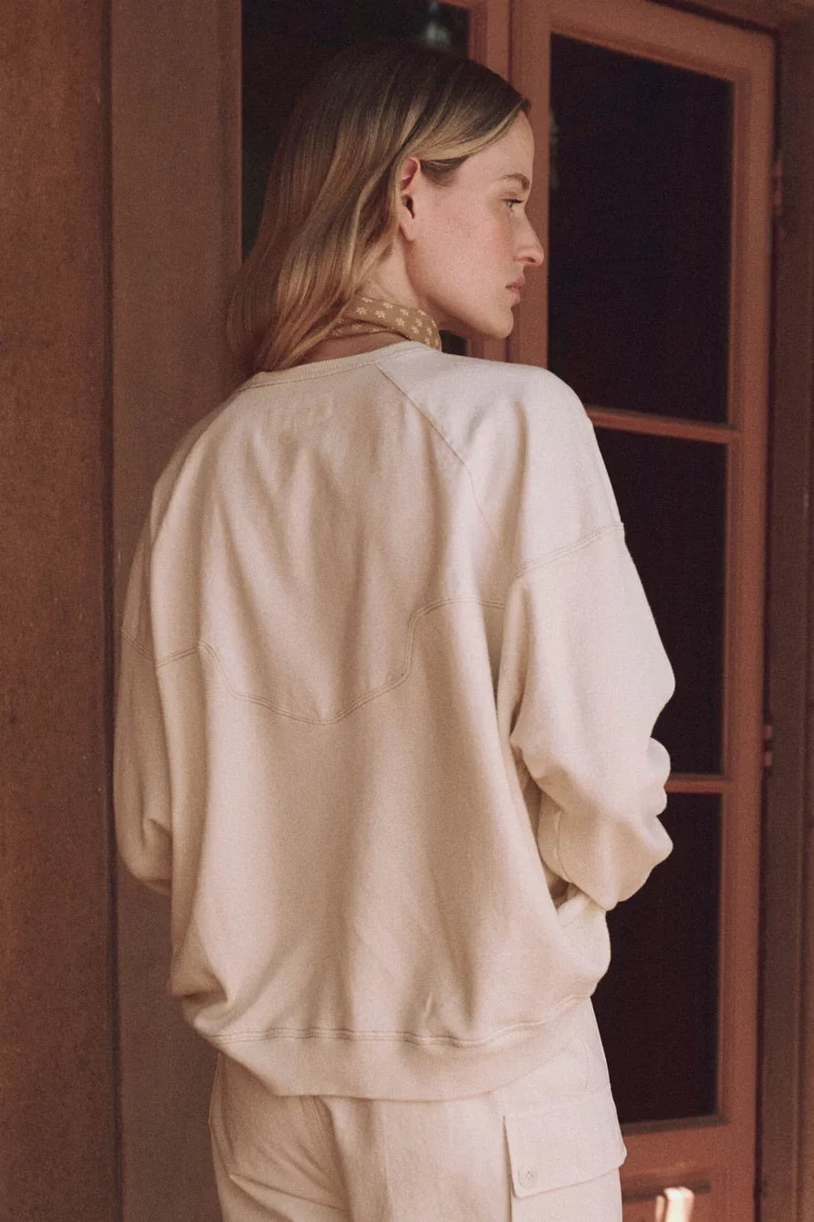 The Western Slouched Sweatshirt Sweaters &amp; Knits The Great