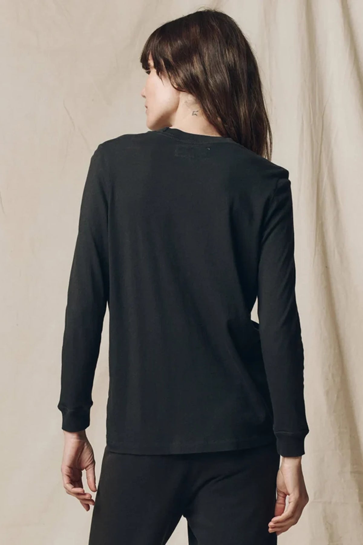 The Long Sleeve Slim Tee Shirts &amp; Tops The Great