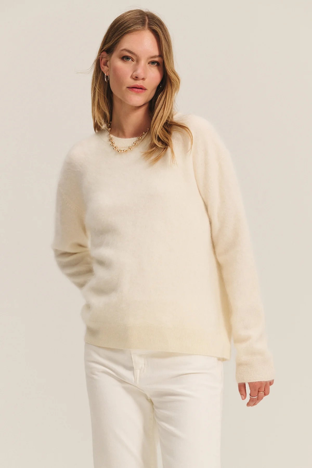 Jacqueline Cashmere Sweater Sweaters &amp; Knits Velvet by Graham &amp; Spencer