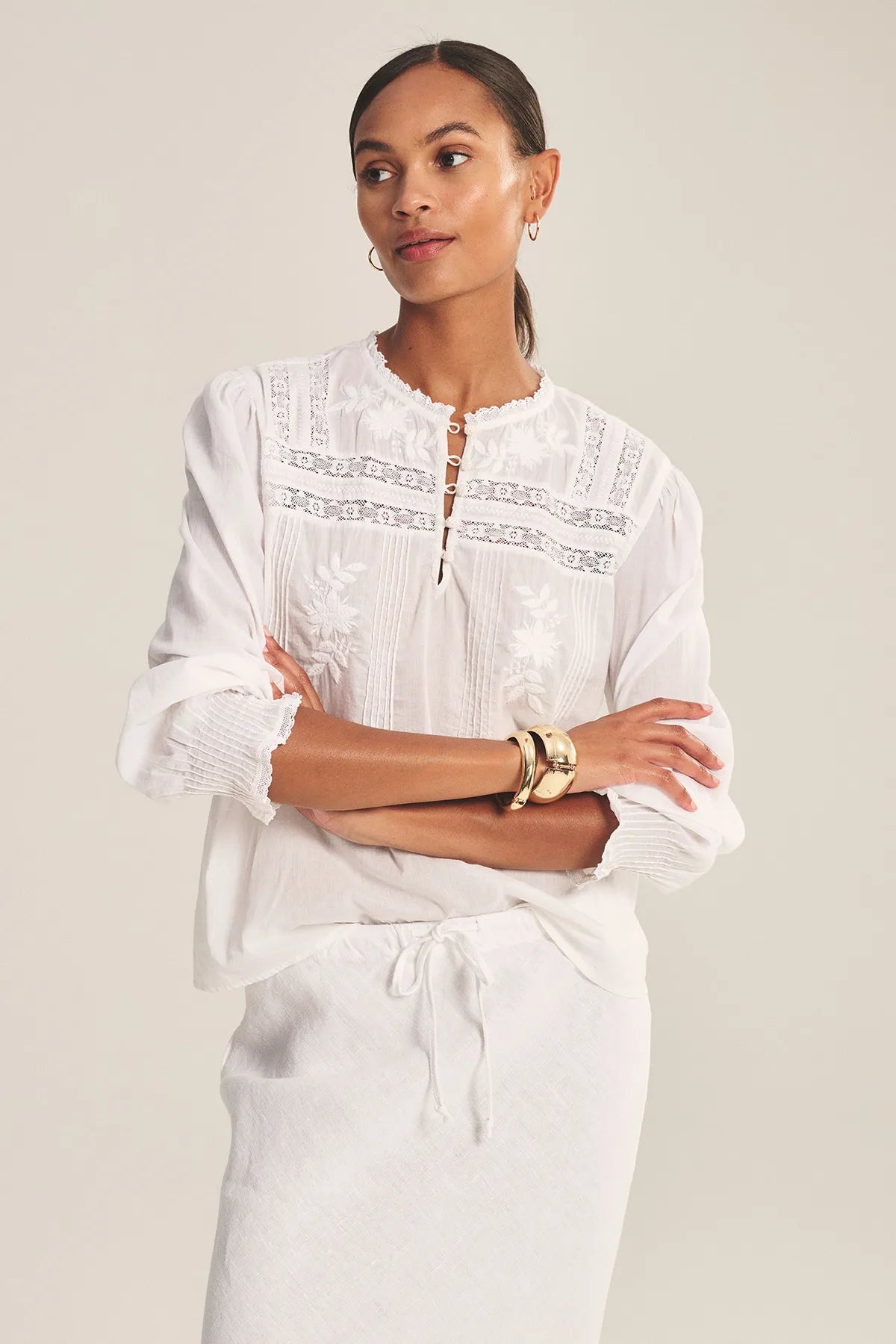 Byrdie Top Shirts & Tops Velvet by Graham & Spencer