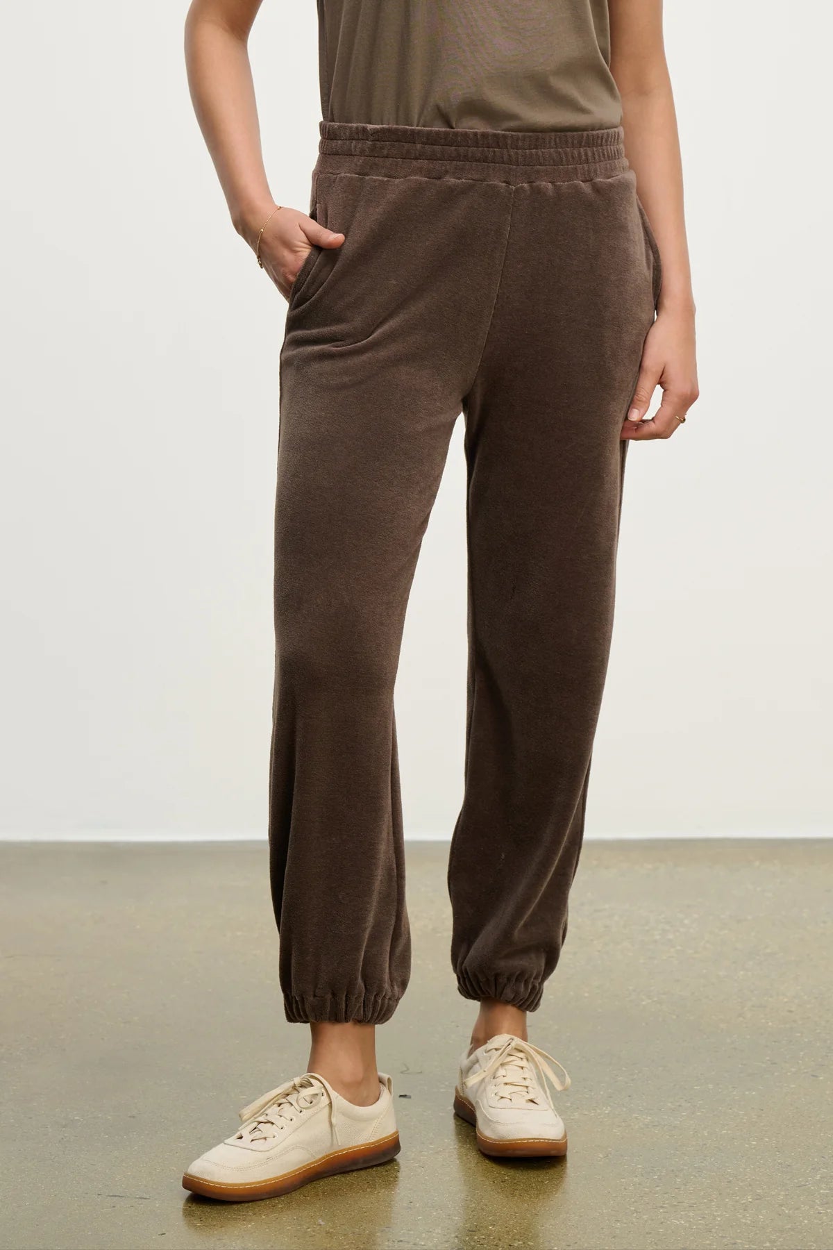 Essie Sweatpant Pants Velvet by Graham & Spencer
