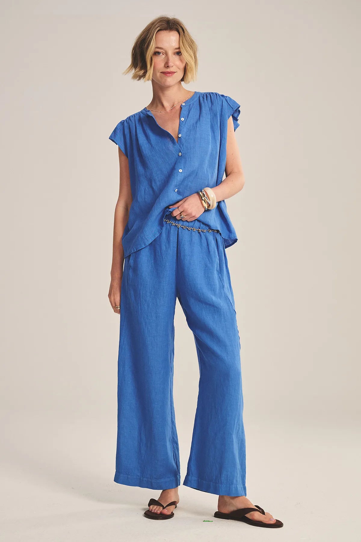 Lola Linen Pant Pants Velvet by Graham & Spencer