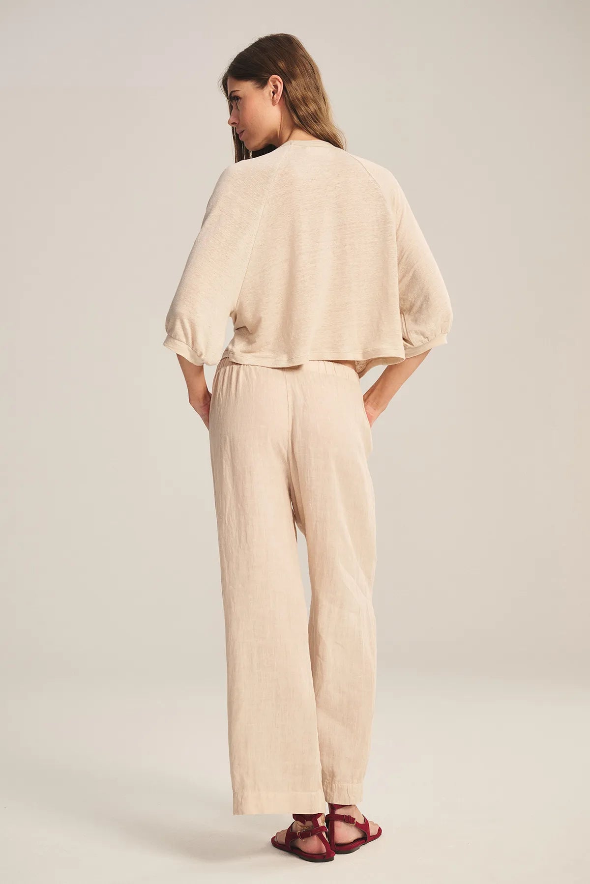Lola Linen Pant Pants Velvet by Graham &amp; Spencer