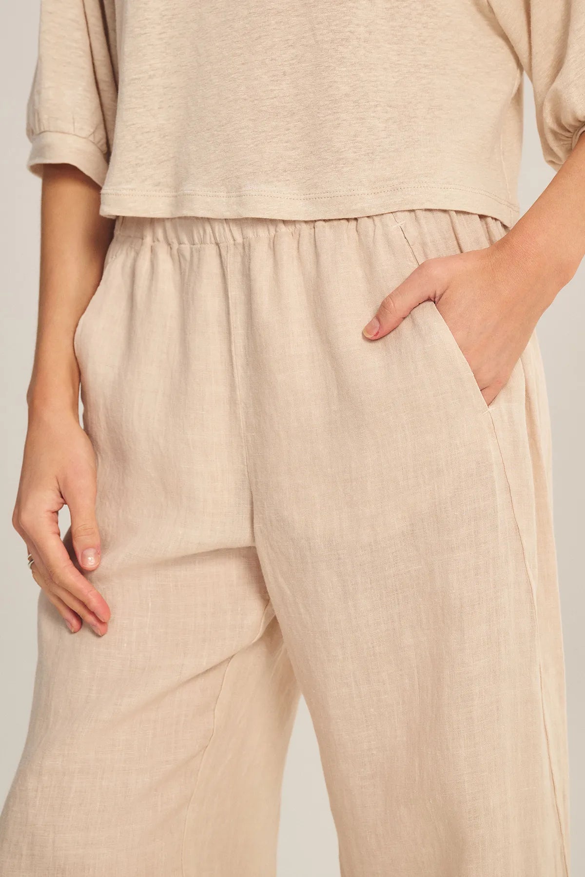 Lola Linen Pant Pants Velvet by Graham &amp; Spencer