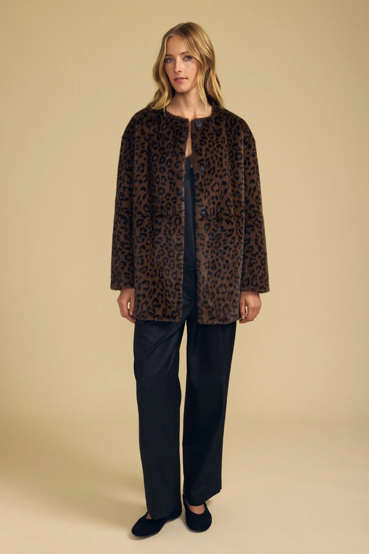 Marmont Faux Fur Jacket Jackets &amp; Coats Velvet by Graham &amp; Spencer