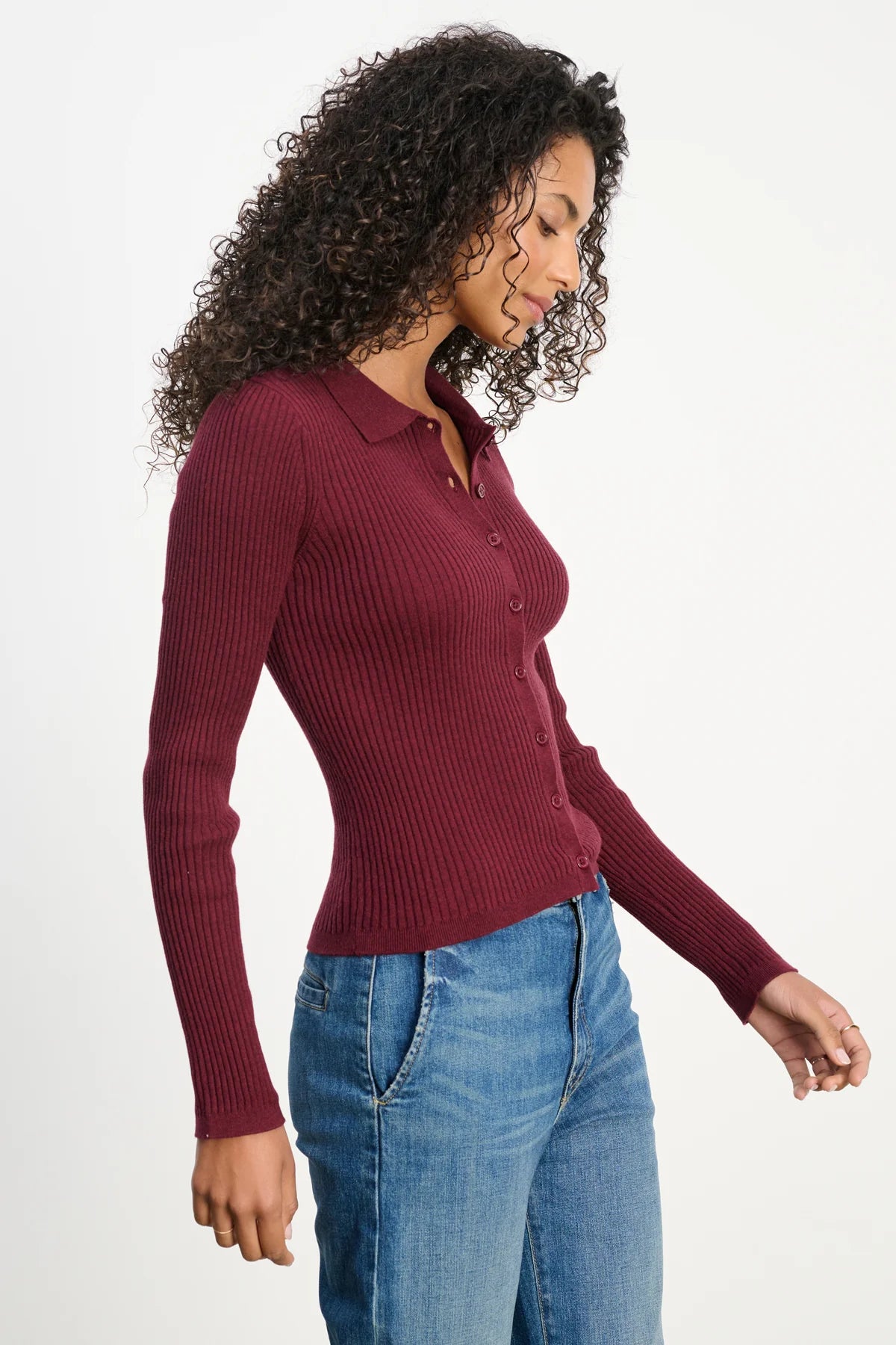 Nikki Cotton Cashmere Cardigan Sweaters & Knits Velvet by Graham & Spencer