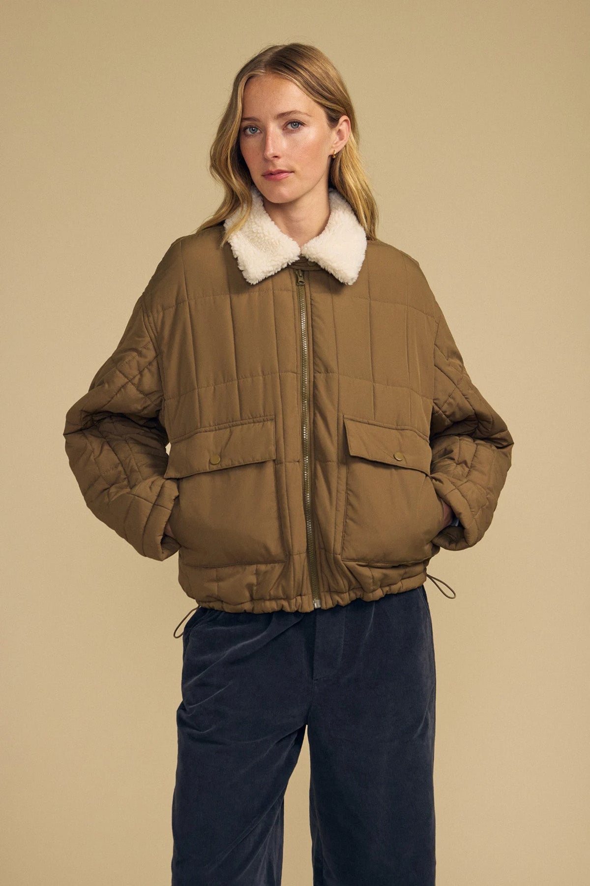Noa Quilted Jacket Jackets &amp; Coats Velvet by Graham &amp; Spencer