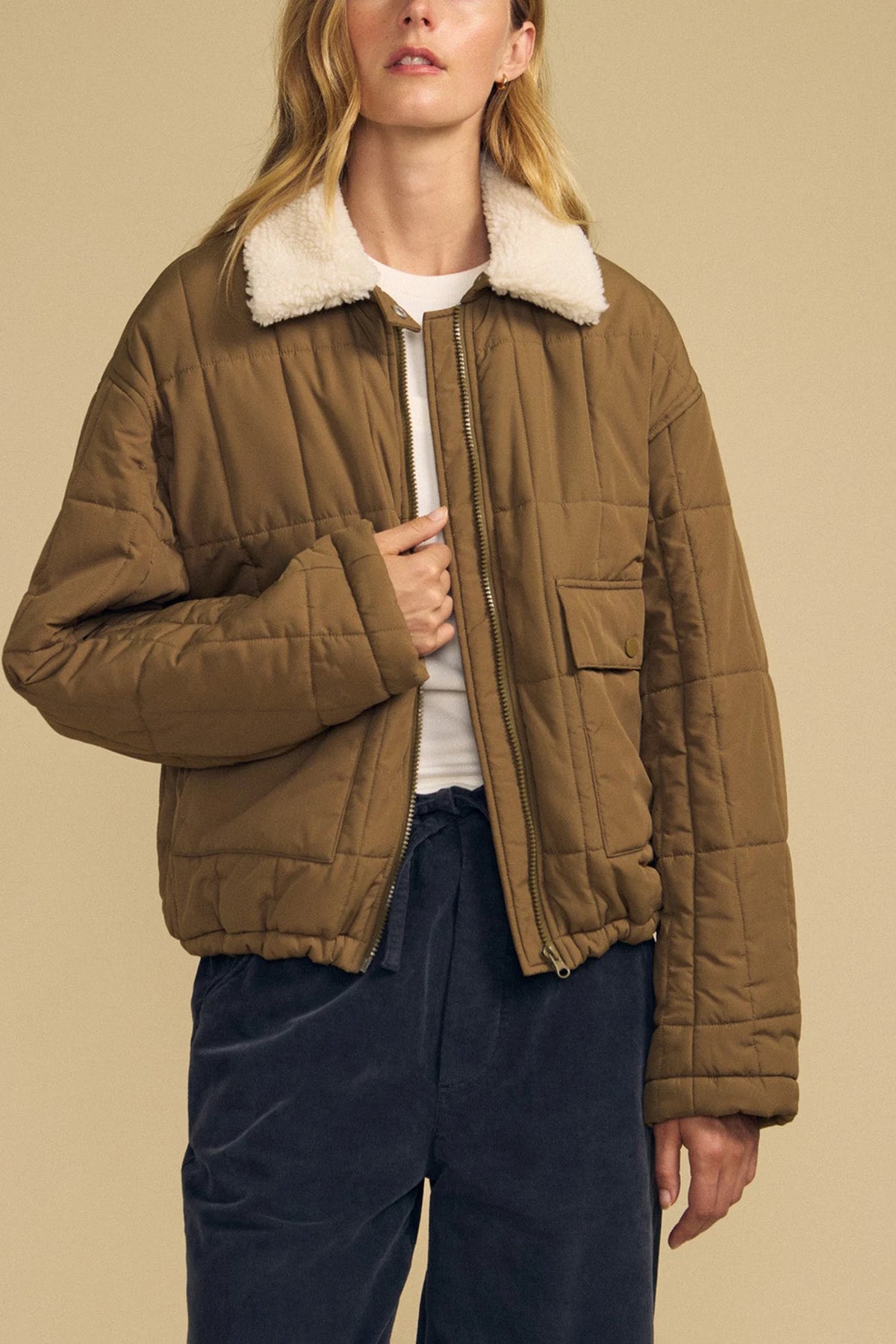 Noa Quilted Jacket Jackets &amp; Coats Velvet by Graham &amp; Spencer