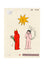 Angel Devil Flowers Card