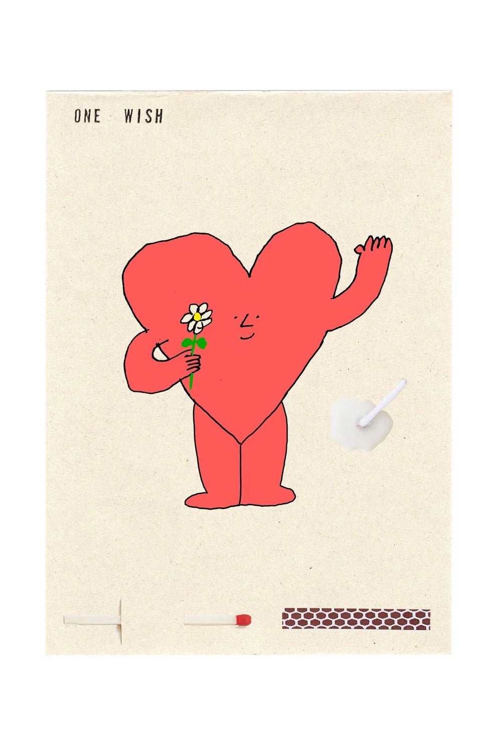 Heart Flower Card