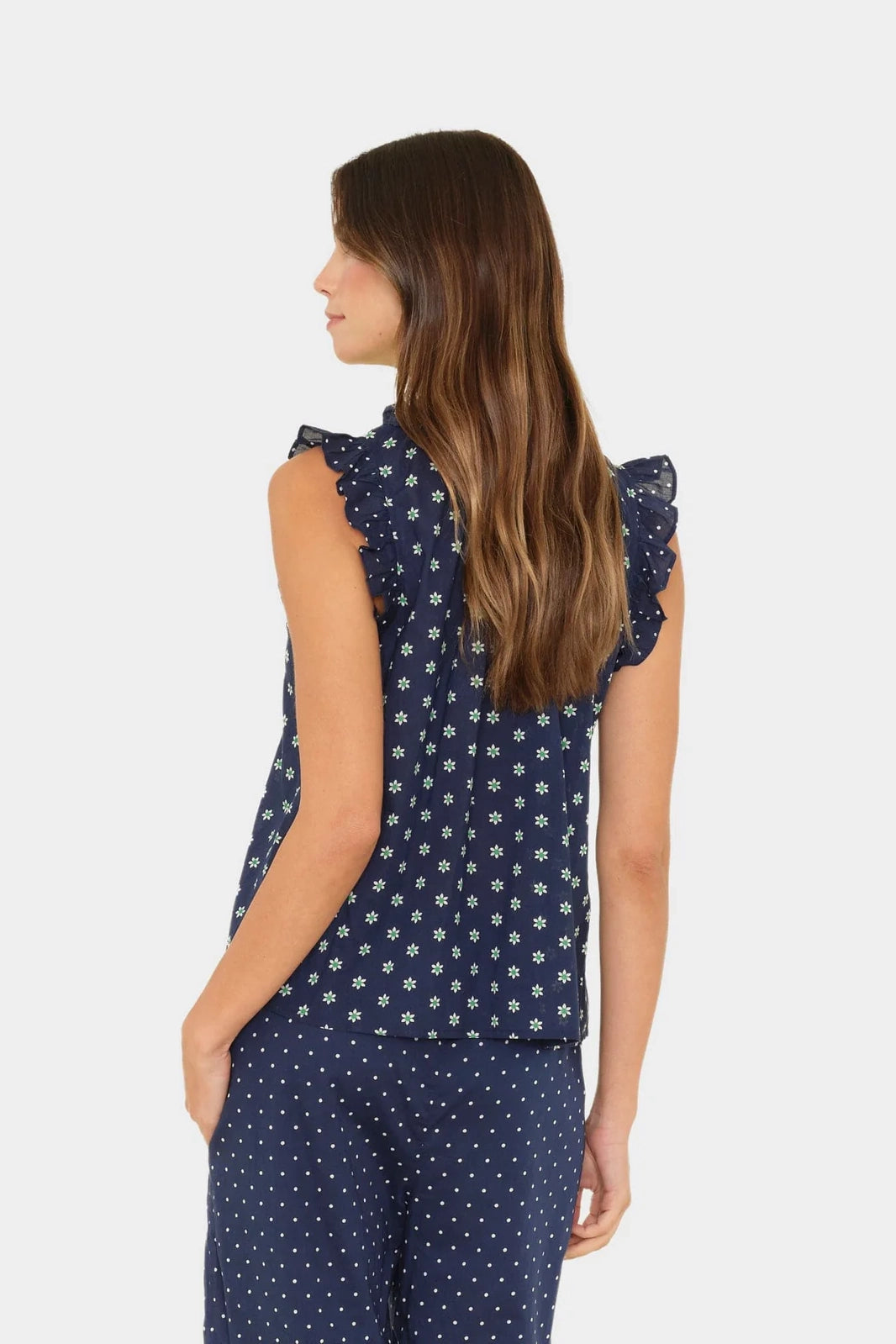 Navy Daisy Bex Top Shirts & Tops Xirena