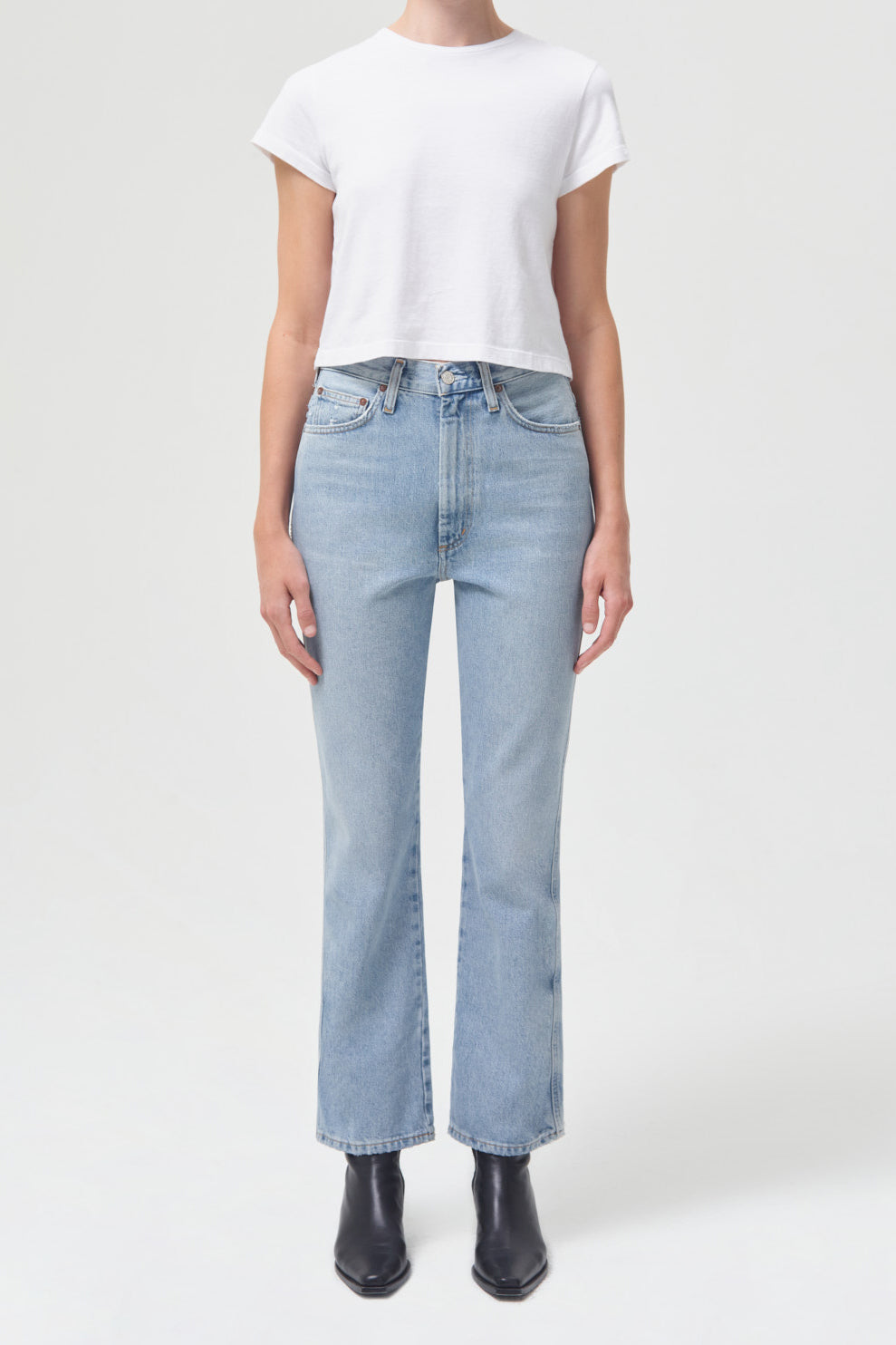 Adine Shrunken Tee T-Shirts Agolde