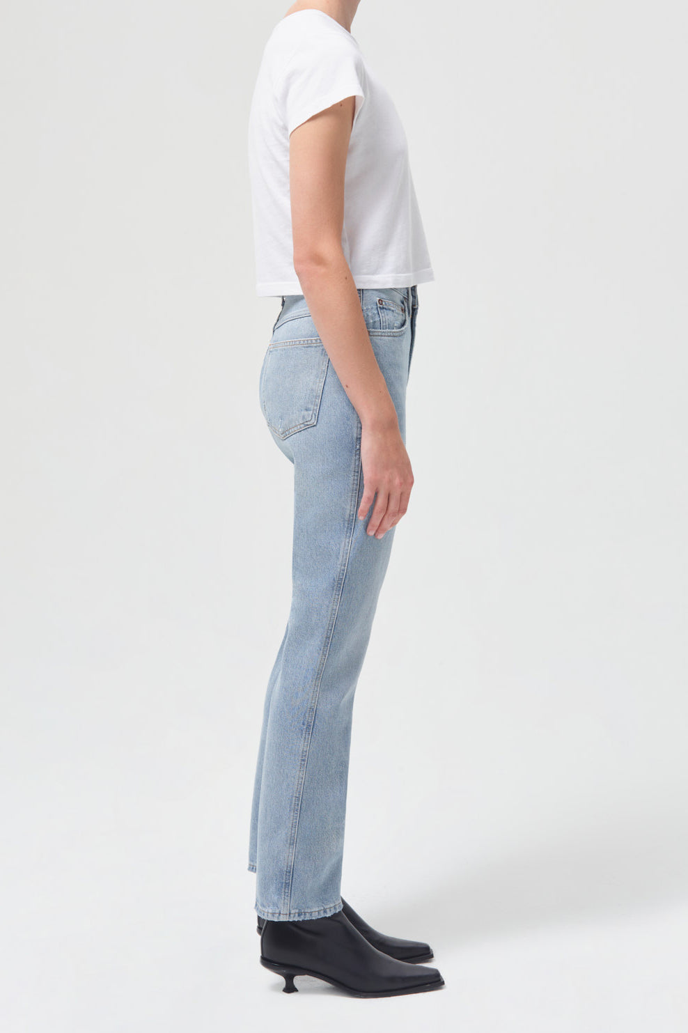 Adine Shrunken Tee T-Shirts Agolde