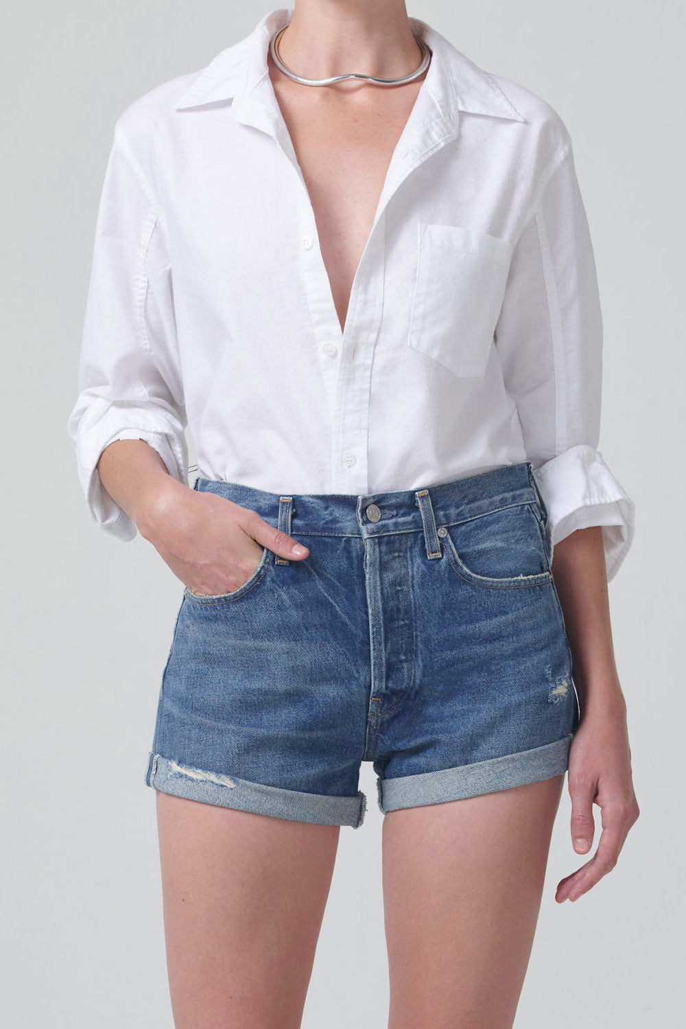 Kayla Shrunken Shirt Tops Citizens of Humanity