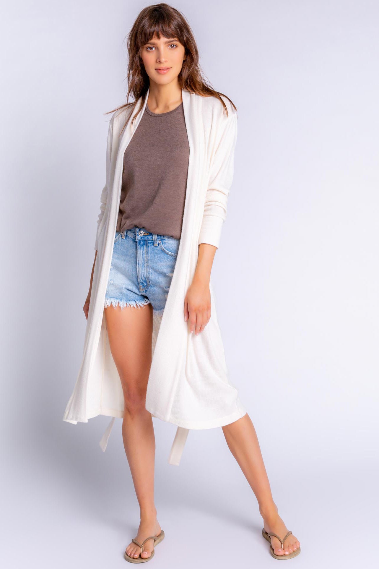 Textured Essentials Robe Sleepwear P.J. Salvage